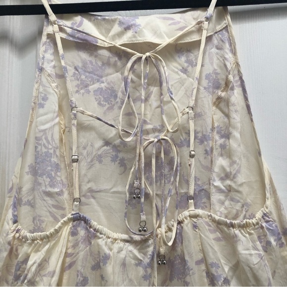 NWT Intimately Free People In Control Mini Sheer Dress Ivory Combo - Picture 7 of 9